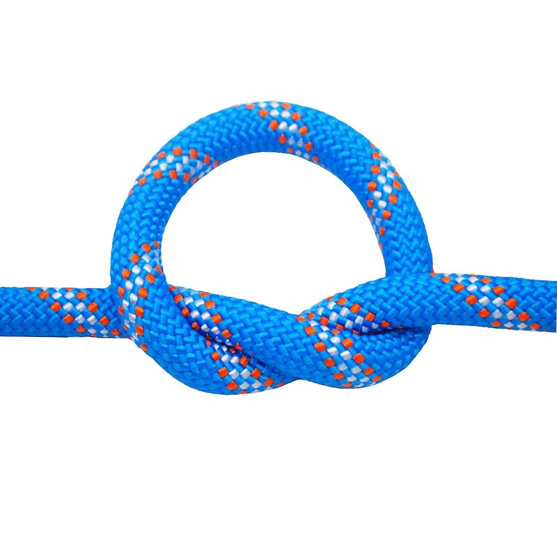 YUZENET Braided Polyester Arborist Rope (3/8 inch X 100 feet) High Strength Bull Rope for Tree Work Truck Securing Camping Swing, Blue - Image 3